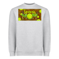 Heather Grey tennis mom license plate Heavyweight Sweatshirt - BarkalooDesign