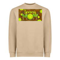 Tennis Mom License Plate Heavyweight Sweatshirt | Teevron