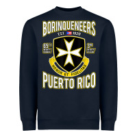 Navy Borinqueneers Puerto Rico Flag Honor Et Fidelitas Heavyweight Sweatshirt - ArtMosaic