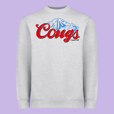 Wsu Cougs Heavyweight Sweatshirt Designed By Artmosaic