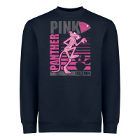 Navy Pink Panther Heavyweight Sweatshirt - ArtMosaic