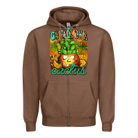 Chestnut go fall on a cactus Zipper Hoodie - AdoDesignShop