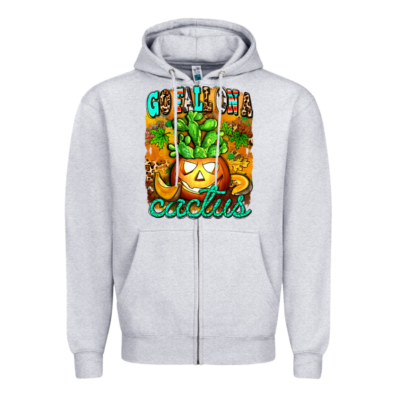 Go Fall On A Cactus Zipper Hoodie by AdoDesignShop | Teevron