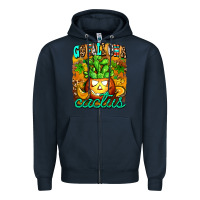 Navy go fall on a cactus Zipper Hoodie - AdoDesignShop