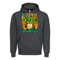 Smoke go fall on a cactus Zipper Hoodie - AdoDesignShop