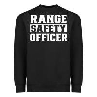 Black range safety officer worker team job t shirt Heavyweight Sweatshirt - ArtMosaic