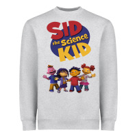 Heather Grey Sid The Science Kid boyfriend Heavyweight Sweatshirt - ArtMosaic