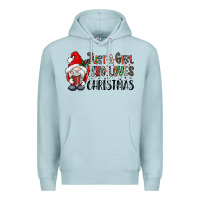 Blue Mist just a girk who loves christmas Premium Hoodie - CowhideDigitalArt
