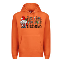 Carrot just a girk who loves christmas Premium Hoodie - CowhideDigitalArt