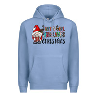 Colony Blue just a girk who loves christmas Premium Hoodie - CowhideDigitalArt