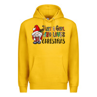 Lemon just a girk who loves christmas Premium Hoodie - CowhideDigitalArt