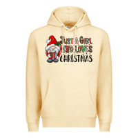 Pina Colada just a girk who loves christmas Premium Hoodie - CowhideDigitalArt
