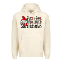 Tofu just a girk who loves christmas Premium Hoodie - CowhideDigitalArt