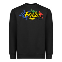 Black Vintage-Awana clubs Heavyweight Sweatshirt - ArtMosaic