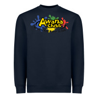 Navy Vintage-Awana clubs Heavyweight Sweatshirt - ArtMosaic