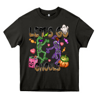 Asphalt Let's go ghouls Heavy Core Tee - NancyCooperArtShop