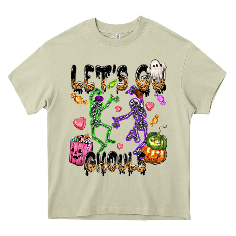 Let's Go Ghouls Heavy Core Tee by NancyCooperArtShop | Teevron