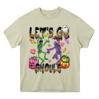Mossy Let's go ghouls Heavy Core Tee - NancyCooperArtShop