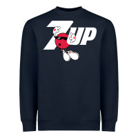 Navy cool spot,uncola 7up Heavyweight Sweatshirt - ArtMosaic