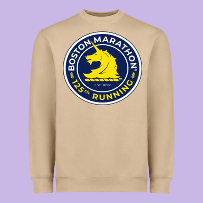 Boston Marathon Heavyweight Sweatshirt Designed By Artmosaic