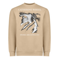 Mushroom Catherine wheel, Catherine wheel art, Catherine wheel vintage, Catheri Heavyweight Sweatshirt - ArtMosaic