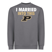 Storm Purdue Boilermakers Married Into This - Apparel Heavyweight Sweatshirt - ArtMosaic