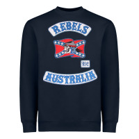 Navy rebel MC supporter Heavyweight Sweatshirt - ArtMosaic