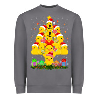 Storm duck rubber duck christmas tree duckie and quack christmas 123 Heavyweight Sweatshirt - ArtMosaic