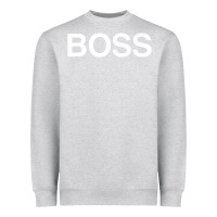 Heather Grey boss premium Heavyweight Sweatshirt - ArtMosaic