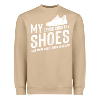 Mushroom cross country running   xc run runner pullover hoodie Heavyweight Sweatshirt - ArtMosaic