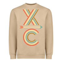 Mushroom X-Country Design For Cross Country Runners and Coaches Heavyweight Sweatshirt - ArtMosaic