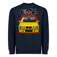 Navy Yellow E36 Heavyweight Sweatshirt - ArtMosaic