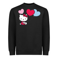 Black kitty Heavyweight Sweatshirt - ArtMosaic