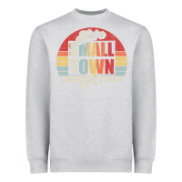 Heather Grey Limited Edition Retro Vintage Just A Small Town Girl Heavyweight Sweatshirt - ArtMosaic