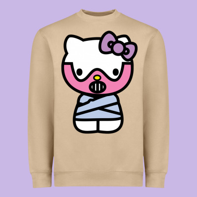 Hell Kitty Cute Devil Heavyweight Sweatshirt Designed By Artmosaic