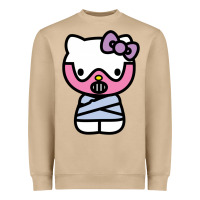 Mushroom hell kitty cute devil Heavyweight Sweatshirt - ArtMosaic