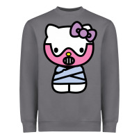 Storm hell kitty cute devil Heavyweight Sweatshirt - ArtMosaic