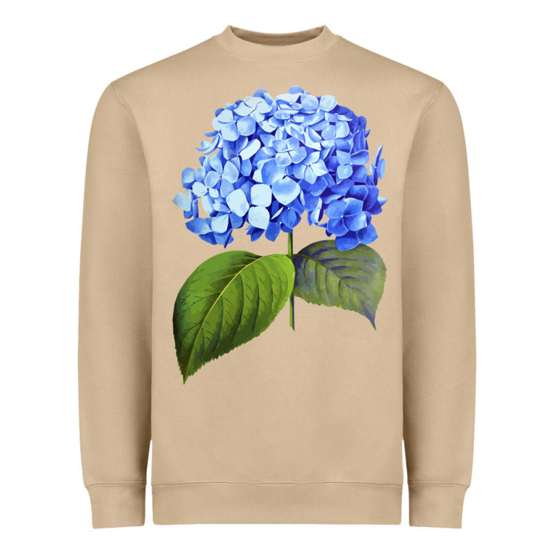 Blue  Hydrangea Heavyweight Sweatshirt by ArtMosaic | Teevron