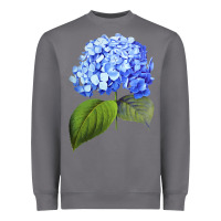 Storm Blue  hydrangea Heavyweight Sweatshirt - ArtMosaic