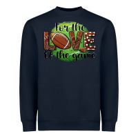 Navy for the love of the game football Heavyweight Sweatshirt - BarkalooDesign