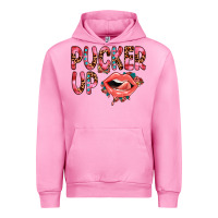 Fuchsia Pink pucker up Urban Hoodie - JahusDesignShop