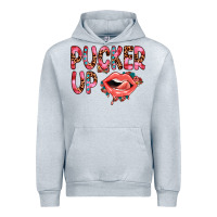 Heather Grey pucker up Urban Hoodie - JahusDesignShop