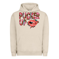 Pigment French Oak pucker up Urban Hoodie - JahusDesignShop