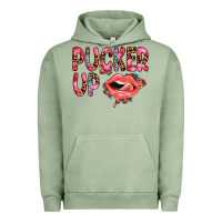 Pigment Oil Green pucker up Urban Hoodie - JahusDesignShop
