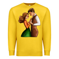 Lemon valentines day couple Premium Sweatshirt - AdoDesignShop