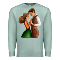 Seafoam valentines day couple Premium Sweatshirt - AdoDesignShop