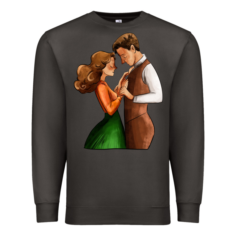 Valentines Day Couple Premium Sweatshirt by AdoDesignShop | Teevron