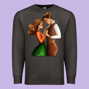 Valentines Day Couple Premium Sweatshirt Designed By Adodesignshop