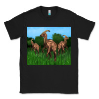 Black parasaurolophus Classic Tee - Artiststas