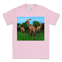 Bubblegum Pink parasaurolophus Classic Tee - Artiststas
